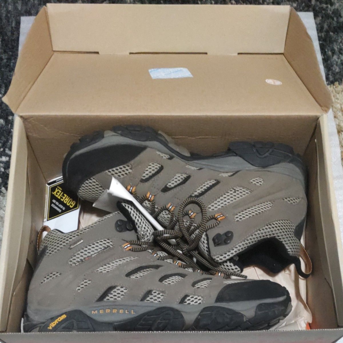 メレル MERRELL Moab Mid GORE-TEX Dark Tan/9 vibram ソール