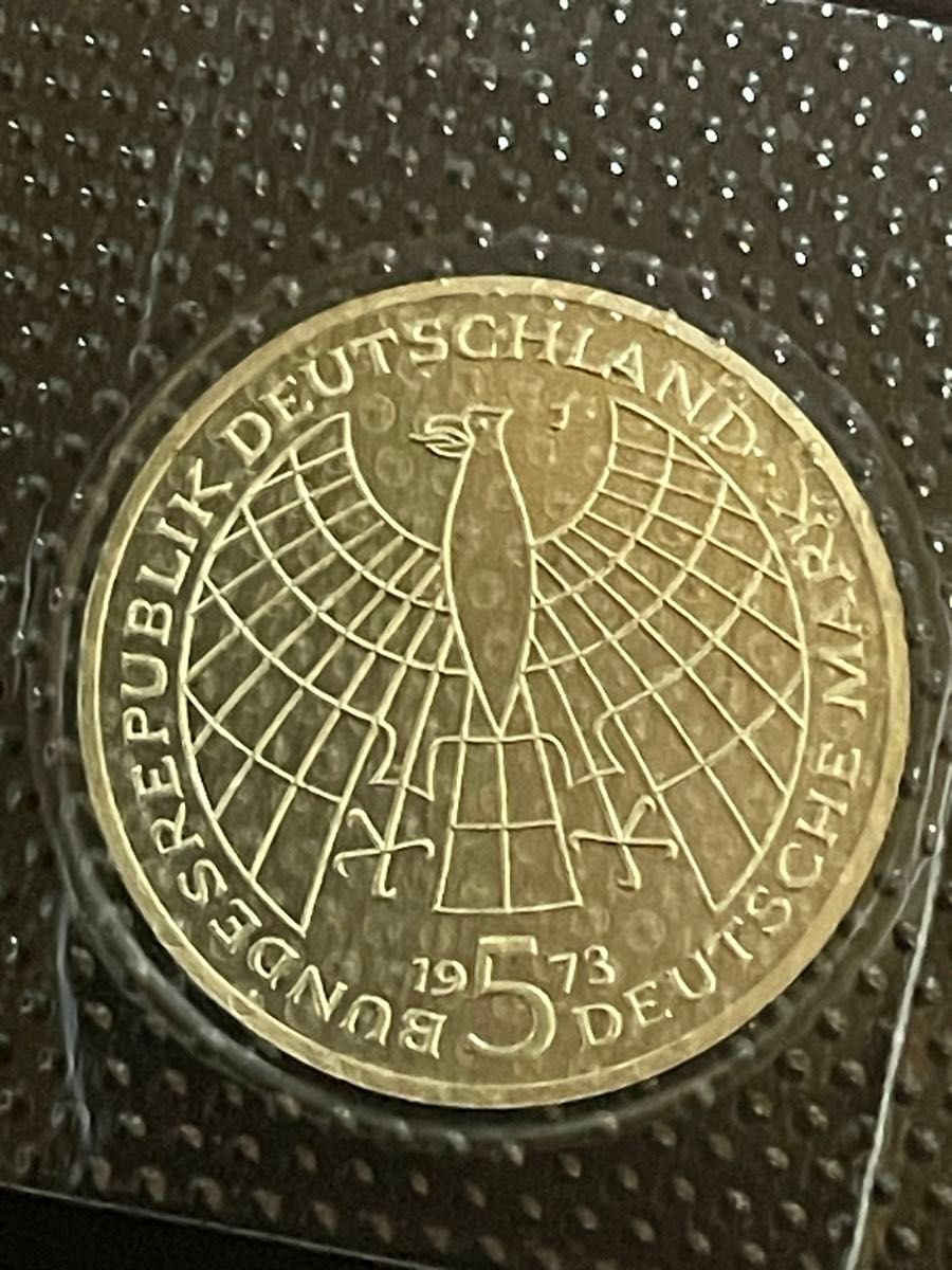 1973年ドイツ銀貨5マルク　ニコラウスコペルニクス記念銀貨　ブリスターパック入り　希少　美品