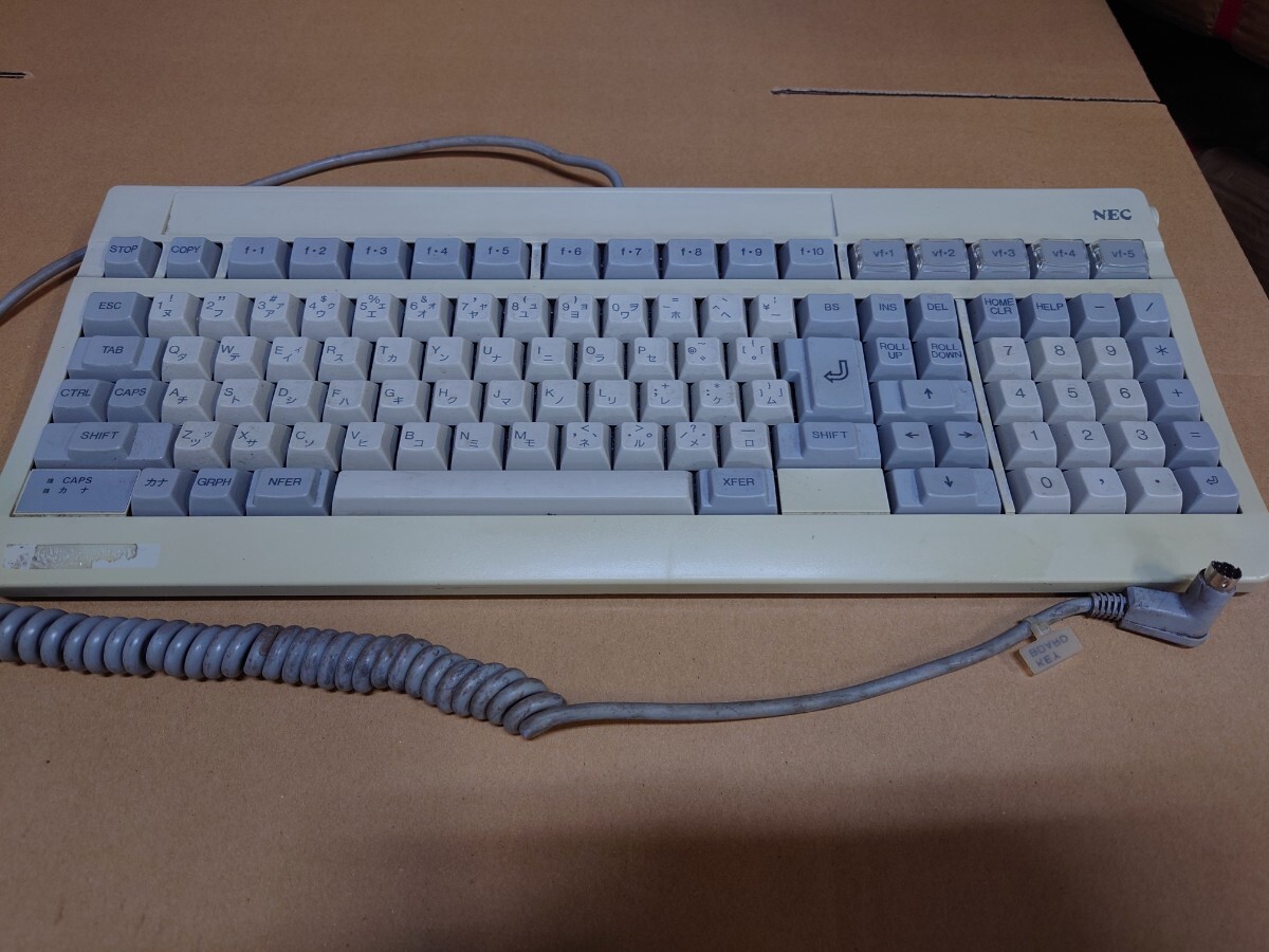 NEC FC-9801シリーズ用キーボード PC-98シリーズ キーボード 動作未確認 ジャンク扱い_画像1