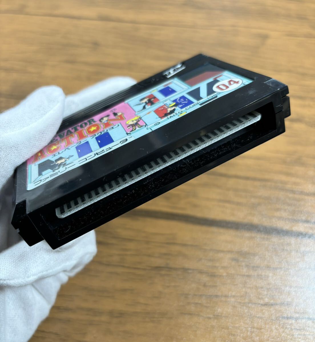 1円〜 ファミコン エレベーターアクション ファミコンソフト 取扱説明書付 動作未確認 ファミリーコンピュータ FC タイトー 簡易清掃済_画像6