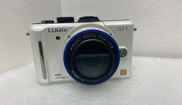 Panasonic パナソニック Digital camera デジタルカメラ LUMIX GF1 DCM-GF1 OLYMPUS オリンパス DIGITAL 17mm Lens レンズ シャッターOKの画像1