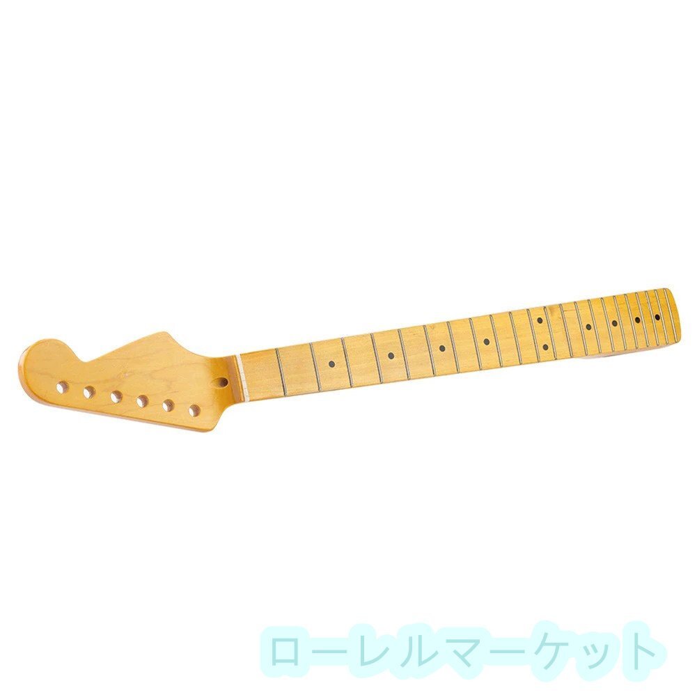 フレット黄色グロスメイプルネックギターメイプル指板とドットst fdエレキギター交換DJ317_画像5