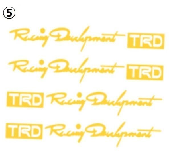 4枚組 TRD車ドアハンドル 反射車ステッカー TRD スタイリングドアハンドルデカールカースタイリングデザイン BQ321_画像6