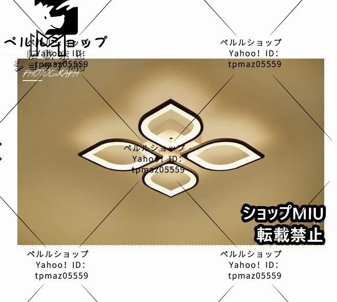 美品☆ シャンデリア リビングルームリモコン アクリル 照明器具 天井照明 蓮の花の形 Led 屋内ランプ ホーム_画像5