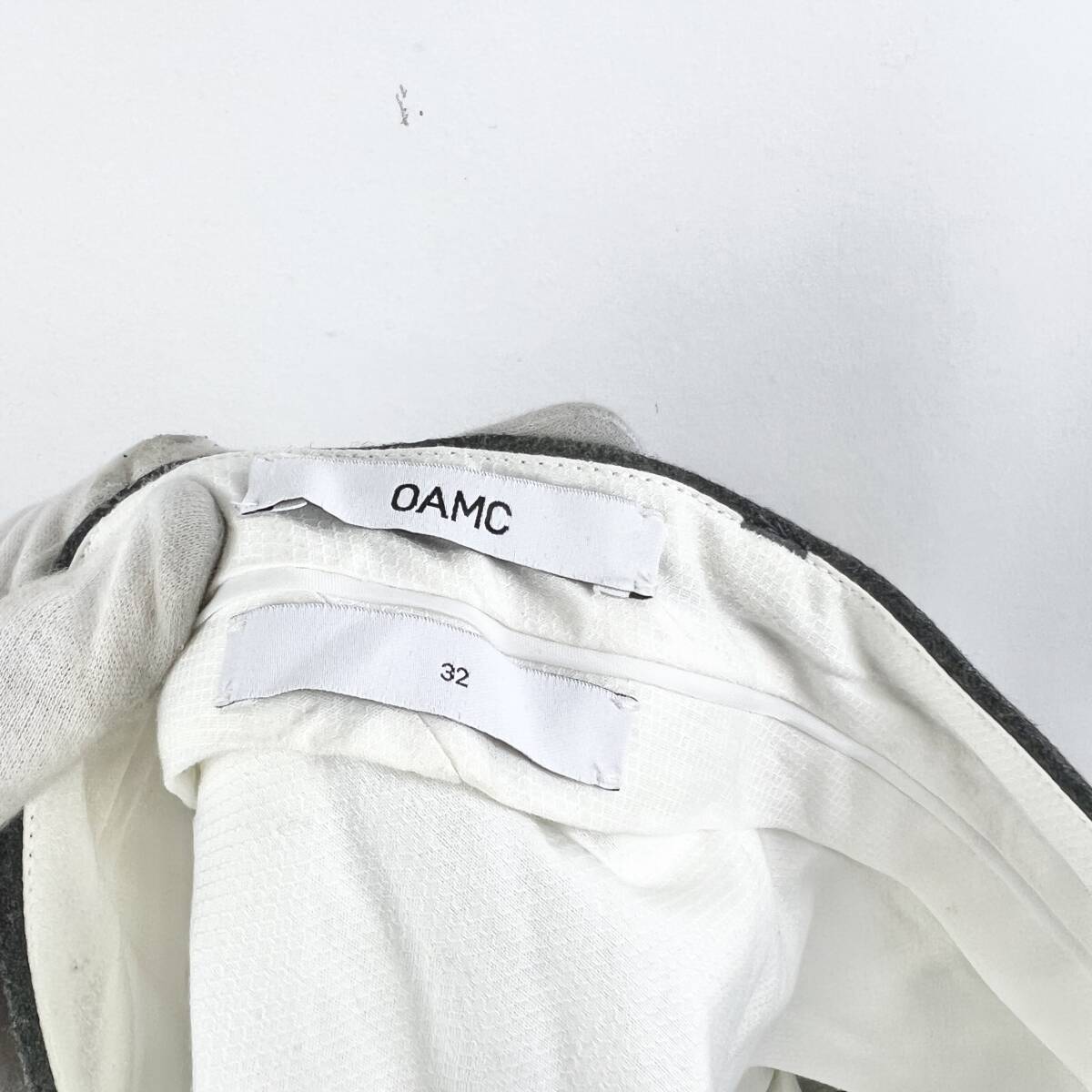 OAMC(オーエーエムシー) Business Casual Wool Slacks Pants (grey)_画像9