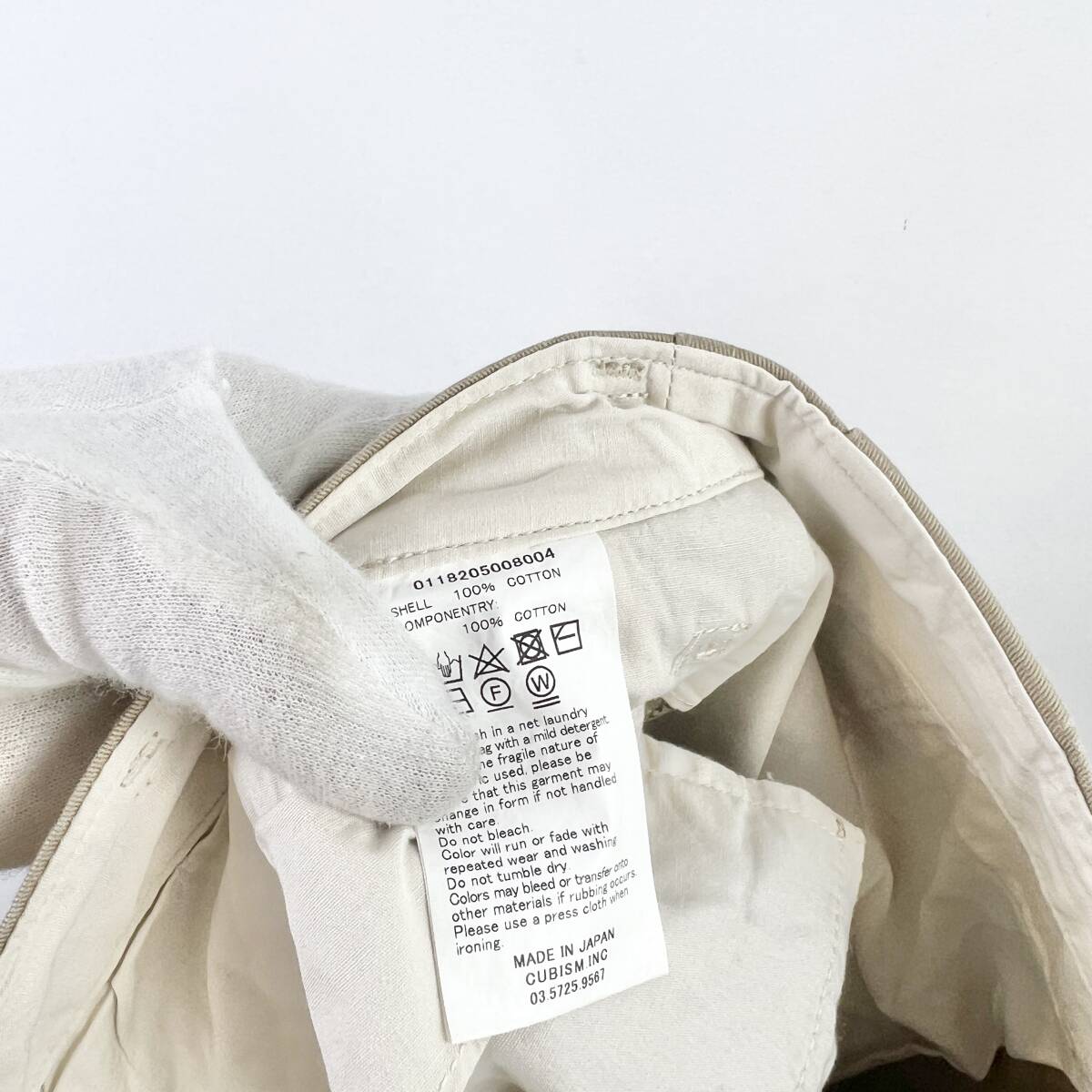 VISVIM(ビズビム) CHINO Pants 0118205008004 18AW 定価¥36300 VISVIM(ビズビム) CHINO Pants 0118205008004 18AW 定価¥36300