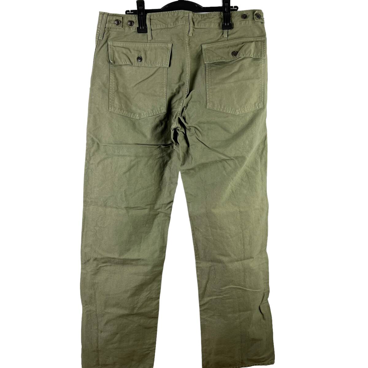 VISVIM(ビズビム) DRILL MIL Wide Pants (khaki)_画像5