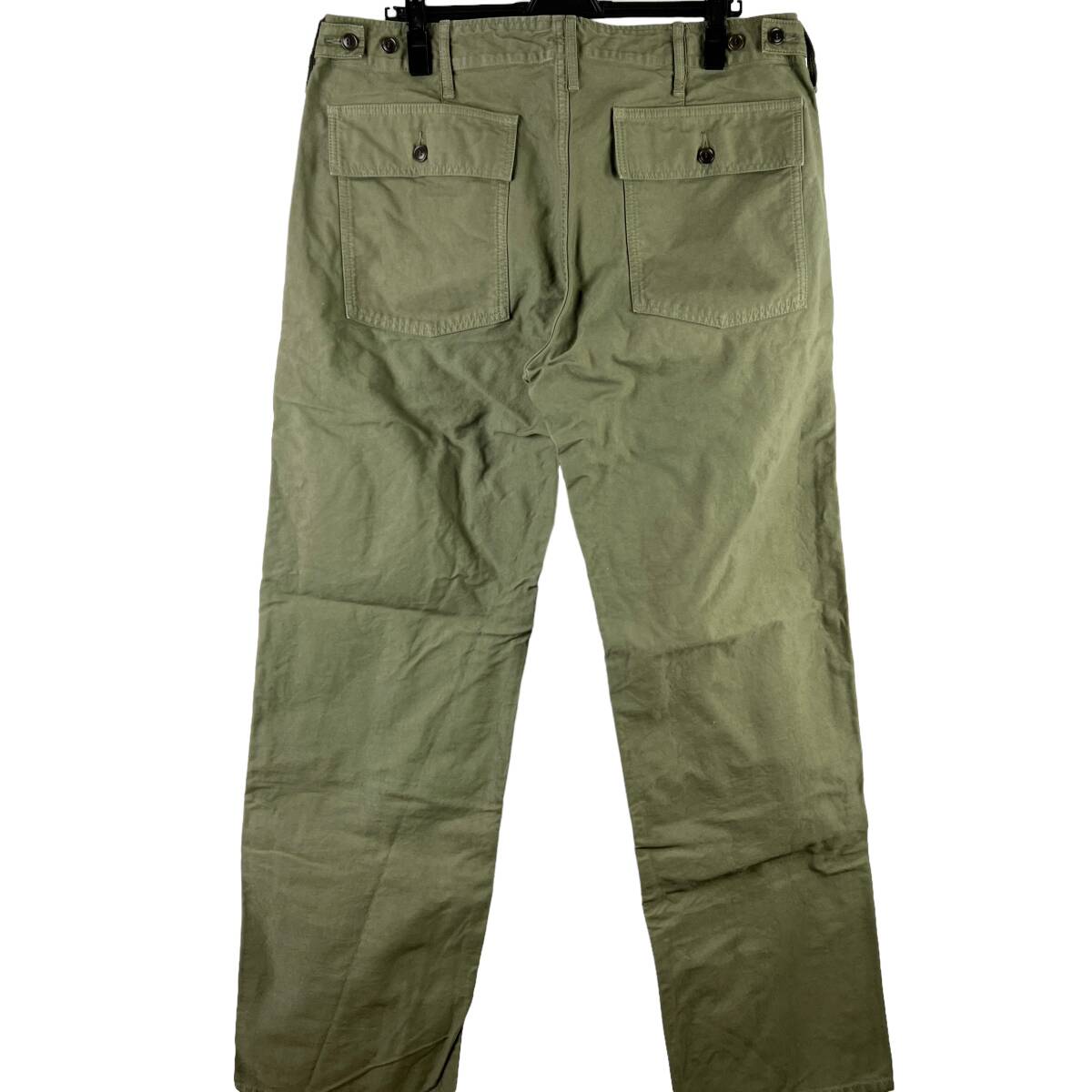 VISVIM(ビズビム) DRILL MIL Bigsize Wide Pants 18AW (khaki)