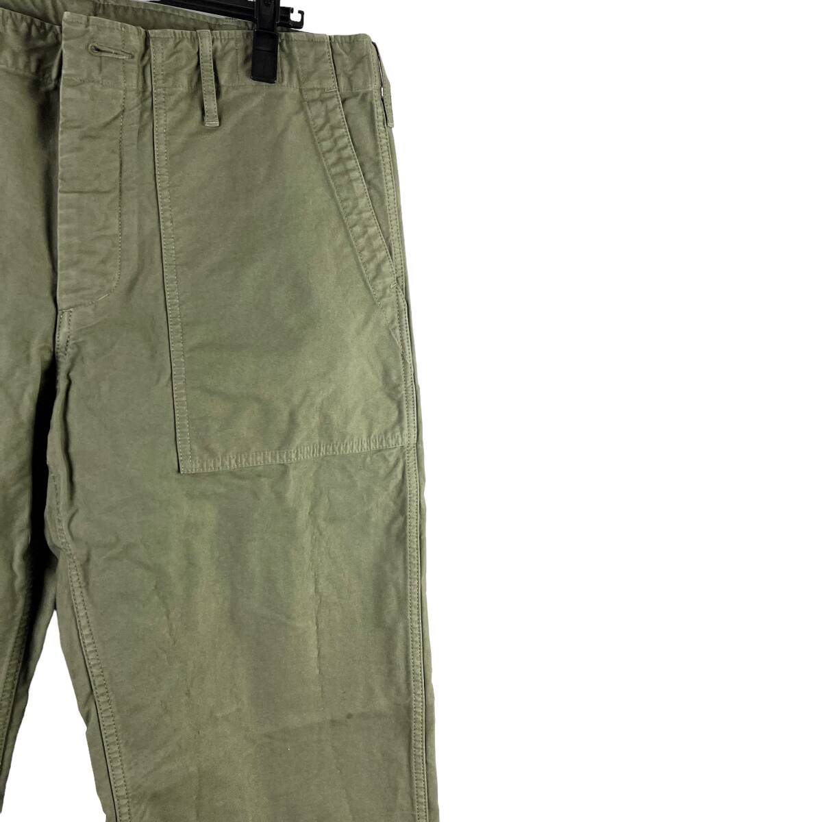 VISVIM(ビズビム) DRILL MIL Bigsize Wide Pants 18AW (khaki)