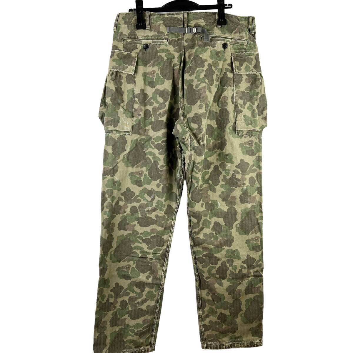 VISVIM(ビズビム) CAMO VETERANS CRASH F.I.L. Pocket Wide Pants (khaki)_画像5