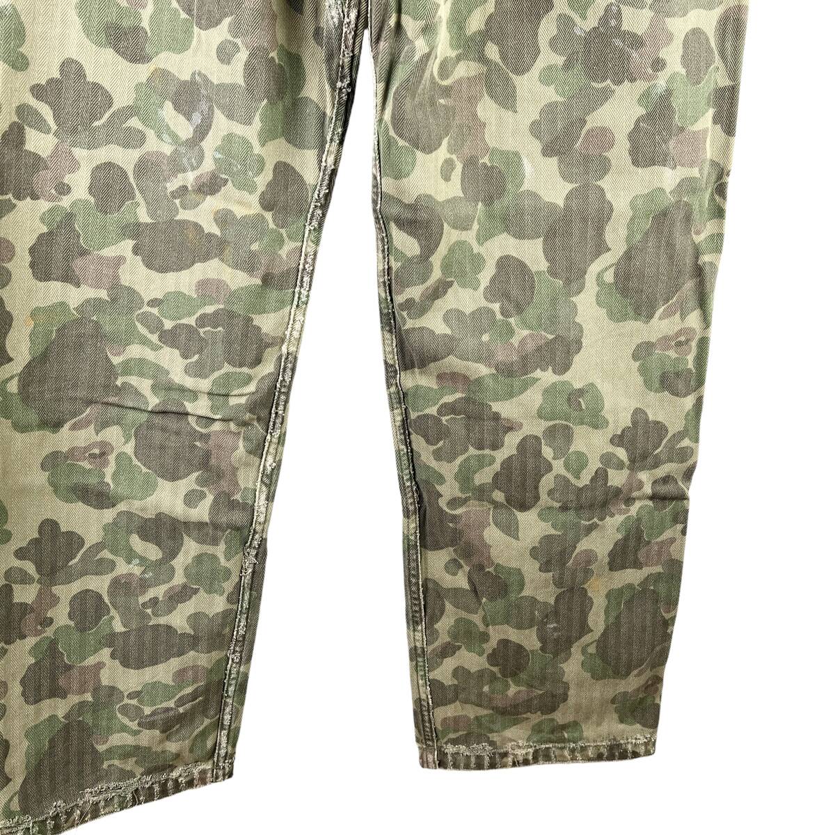 VISVIM(ビズビム) CAMO VETERANS CRASH F.I.L. Pocket Wide Pants (khaki)_画像8