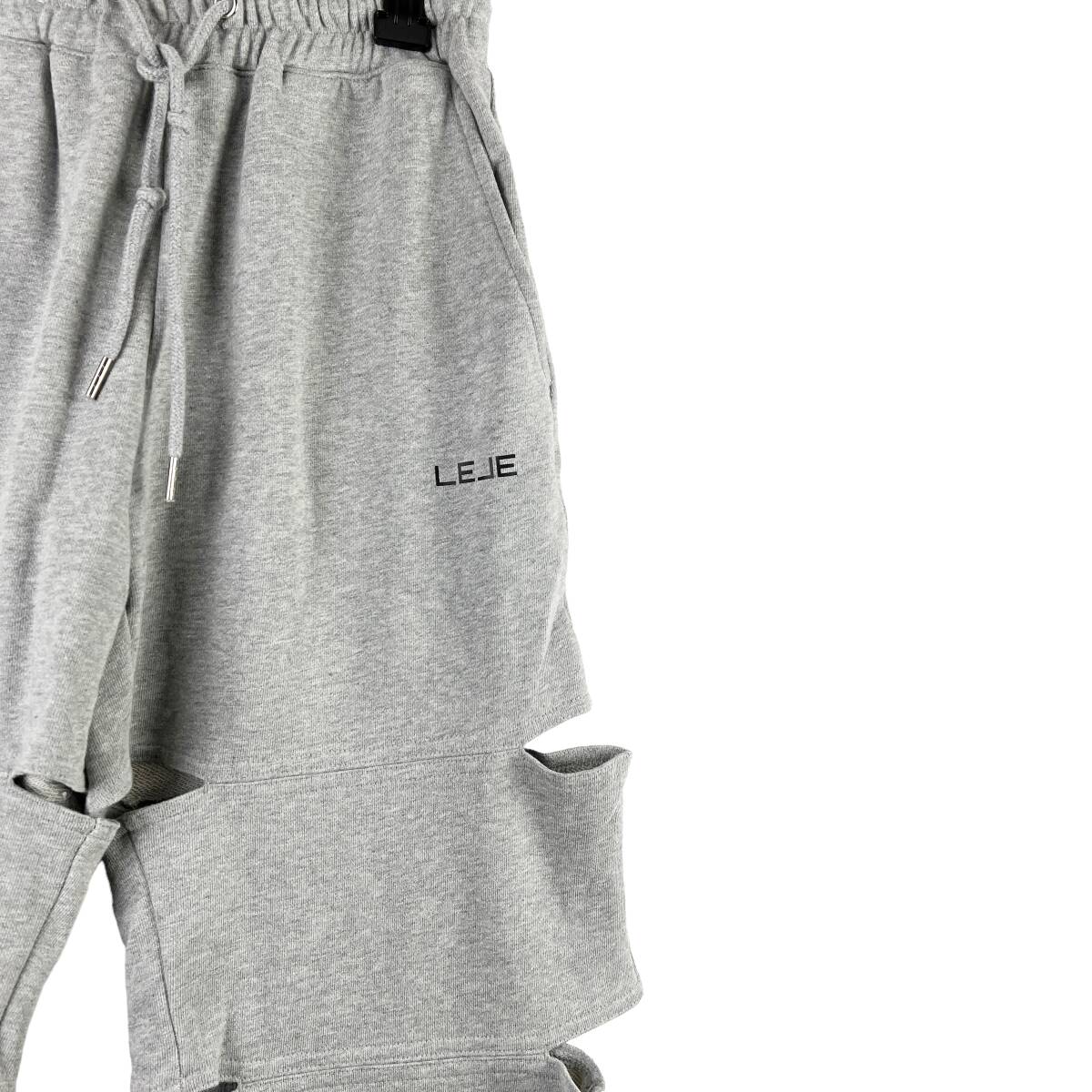 LEJE（レジェ）Whole Outcutting Design Lounge Pants (grey)