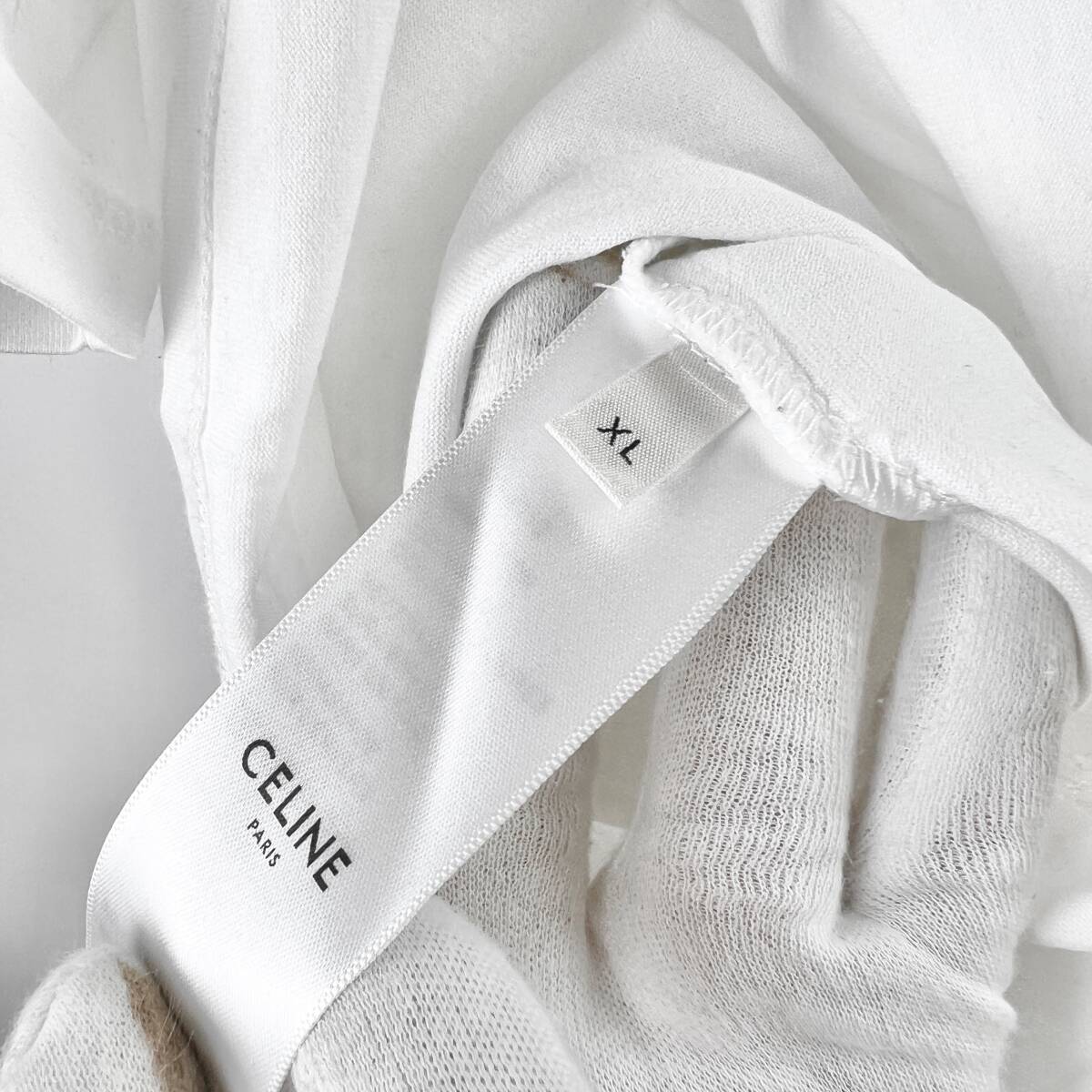 Celine(セリーヌ) Logo Oversized Shortsleeve T Shirt 19SS (white) 2_画像9