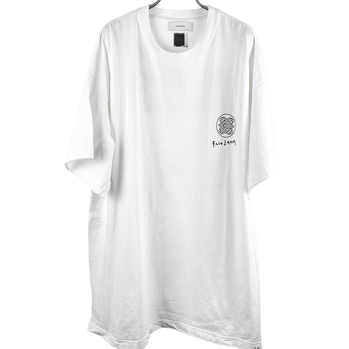 FACETASM (ファセッタズム) Icon Logo Back Print Shortsleeve T Shirt (white)