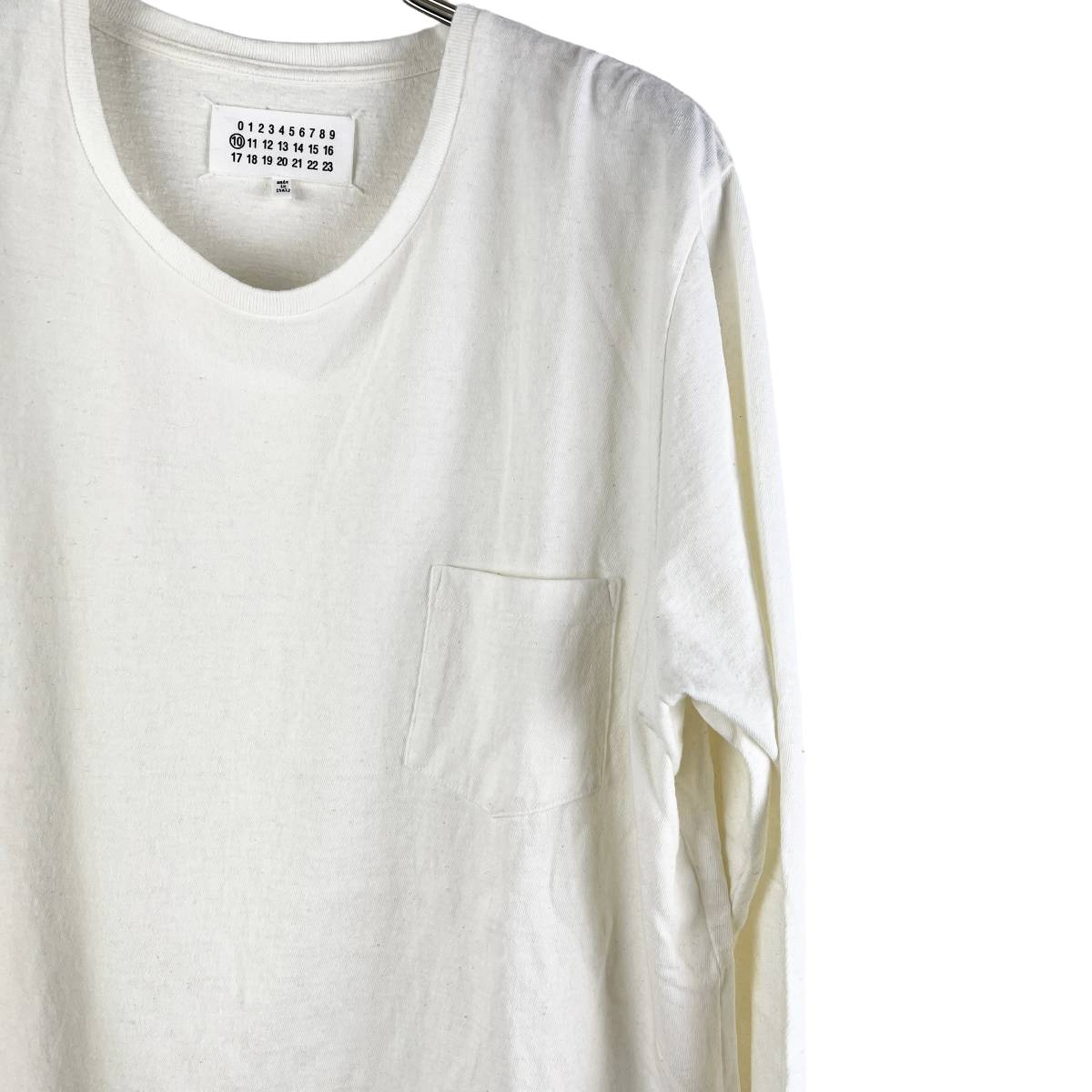 Maison Margiela (メゾン マルジェラ) Longsleevesleeve Vintage T Shirt (white)_画像3
