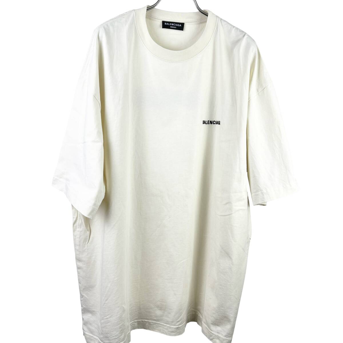 Balenciaga(バレンシアガ) LOGO Causal Shortsleeve T Shirt (beige)_画像2