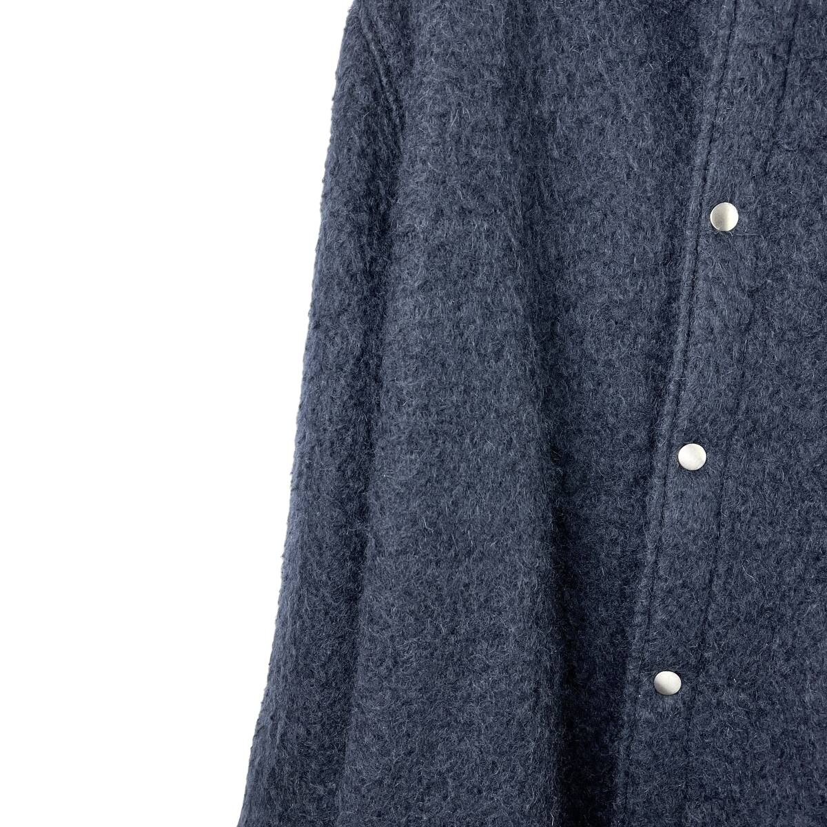 JILSANDER(ジルサンダー) モヘヤ混パデットシャツジャケット Mohair Shirt Jacket (navy)_画像4