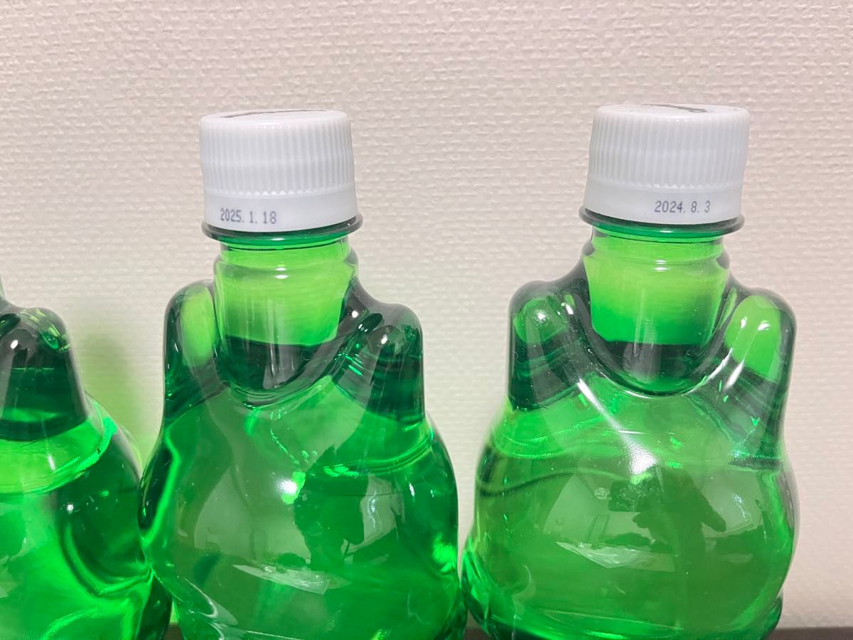 Ameba abema TV アベマくん完全非売品ペットボトル4本 水 ミネラルウォーター 緑 アベマ君