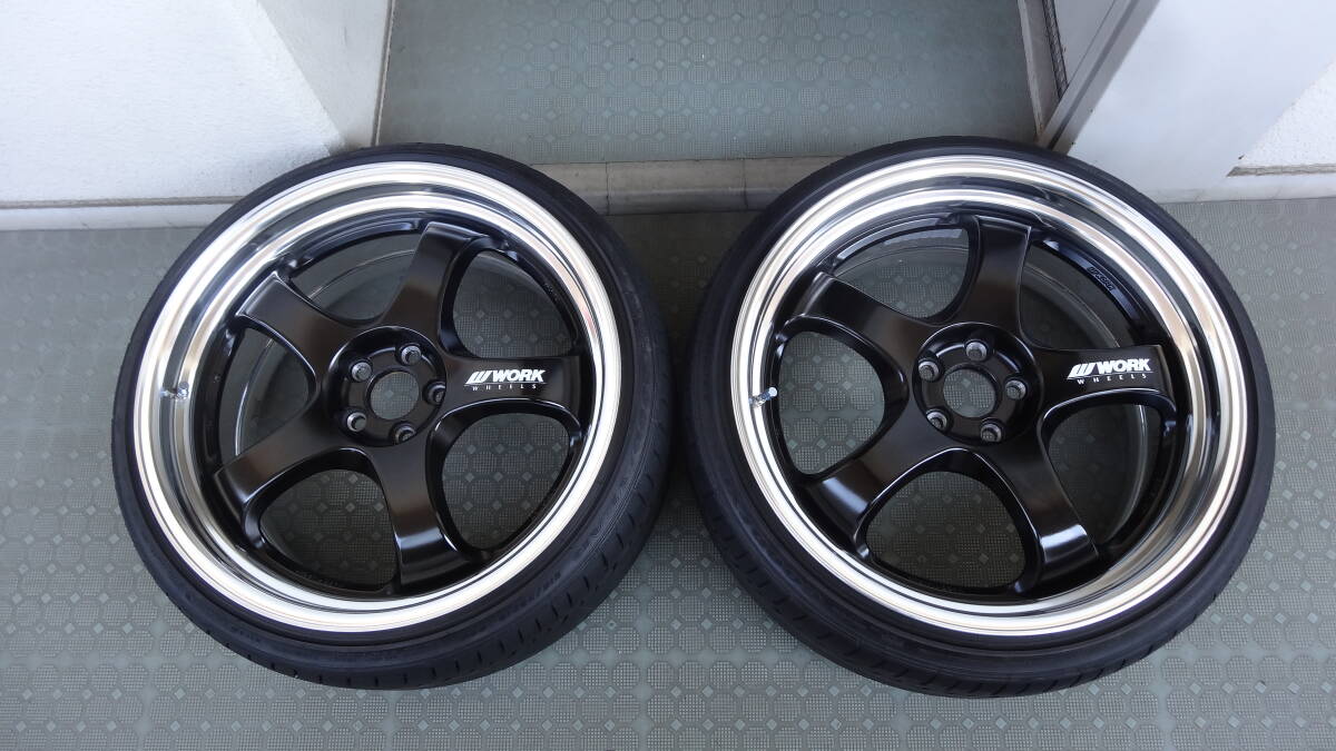 ☆★ワーク マイスター☆★ WORK MEISTER S1R 19x8.5J +42 5H-PCD100 2本セット プリウス カローラスポーツ 86 brz★☆の画像2