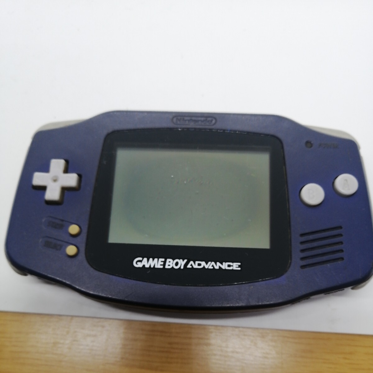 Nintendo GBA ゲームボーイアドバンス 本体 ブルー 起動確認 GAME BOY ADVANCE 本体のみ ネコポス 税なし_画像1