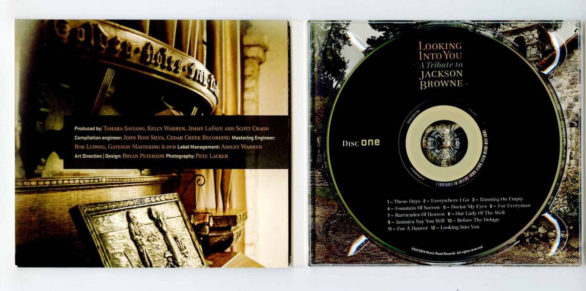 Jackson Browne（ジャクソン・ブラウン）トリビュート 2CDset「Looking Into You: A Tribute To Jackson Browne」EU盤 MRR CD 018 新品同様_画像4