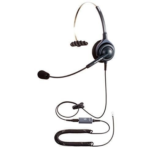 NDK 長塚電話工業所 エンタープライズ ヘッドセットパック 片耳 EN-H-MC3 ブラック IPヘッドセット ノイズキャンセリングマイク R2403-090