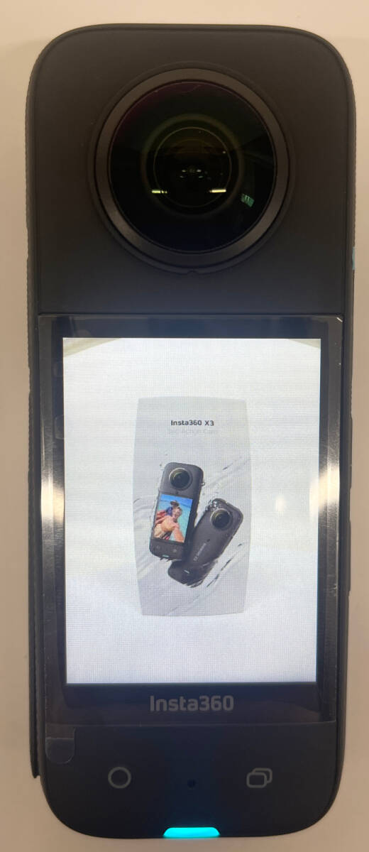 3点セット Insta360 X3 360° アクションカメラ 予備バッテリー 自撮り棒 5.7K 三脚 Invisible Selfie Stick 【1円】 R2403-168_画像8