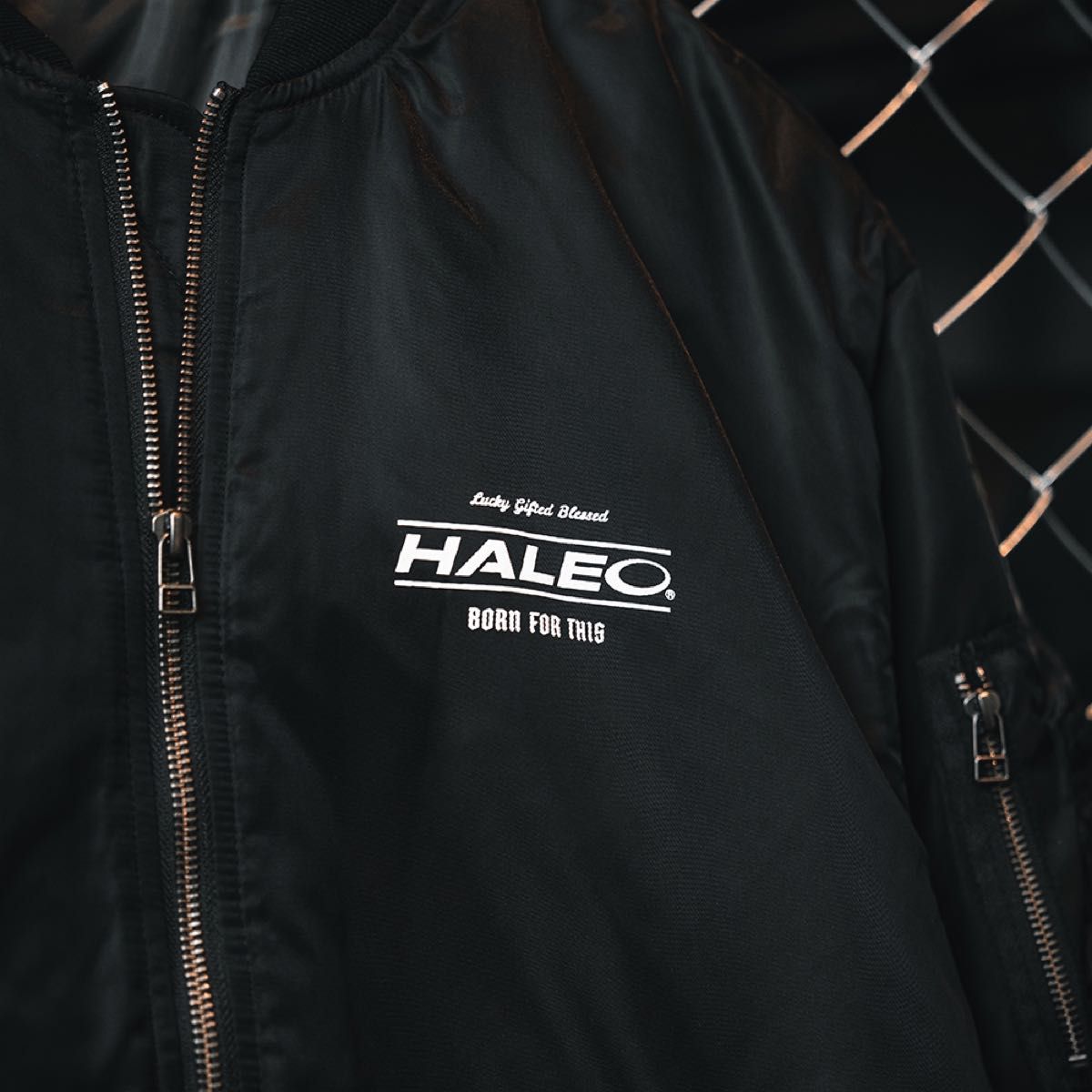 2024 HALEO BORN FOR THIS MA-1 JACKET ハレオ　長渕剛　堀口恭二　愛用　格闘技　RIZIN 