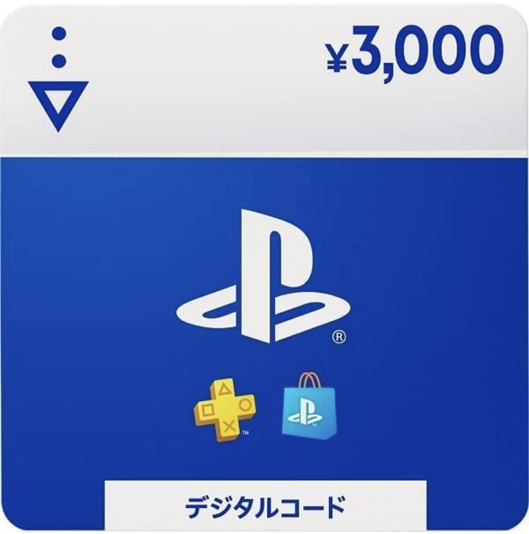 [ code notification ] PlayStation store ticket 3000 jpy download card PS5 code PlayStation Store