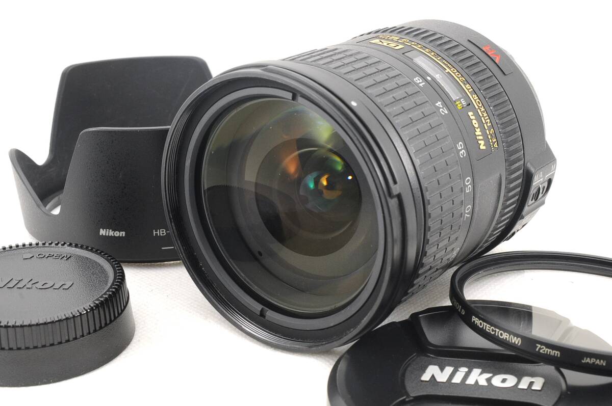 Nikon ニコン AF-S NIKKOR 18-200mm F3.5-5.6 G ED VR_画像1