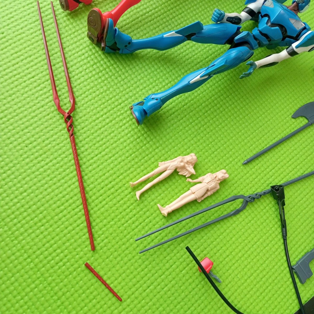 LMHG　エヴァンゲリオン 零号機　弐号機　EVA-02■プラモデル　旧キット■当時品 バンダイ ガンダム