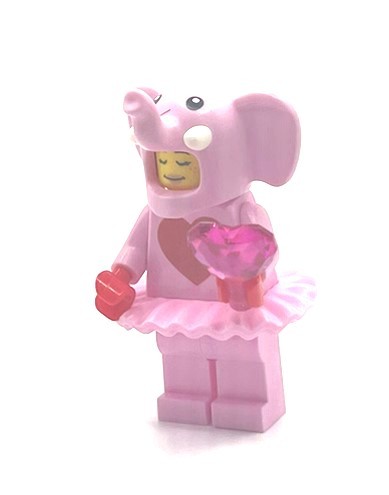 即決　新品　未使用　レゴ LEGO ミニフィグ　シティ　ミニフィギュア 　エレファントガール　ぞうの女の子　スカート_画像2