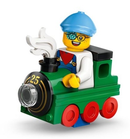 即決　新品　未使用　LEGO レゴ 71045 ミニフィグ シリーズ 25　 電車くん 　ミニフィギュア_画像1