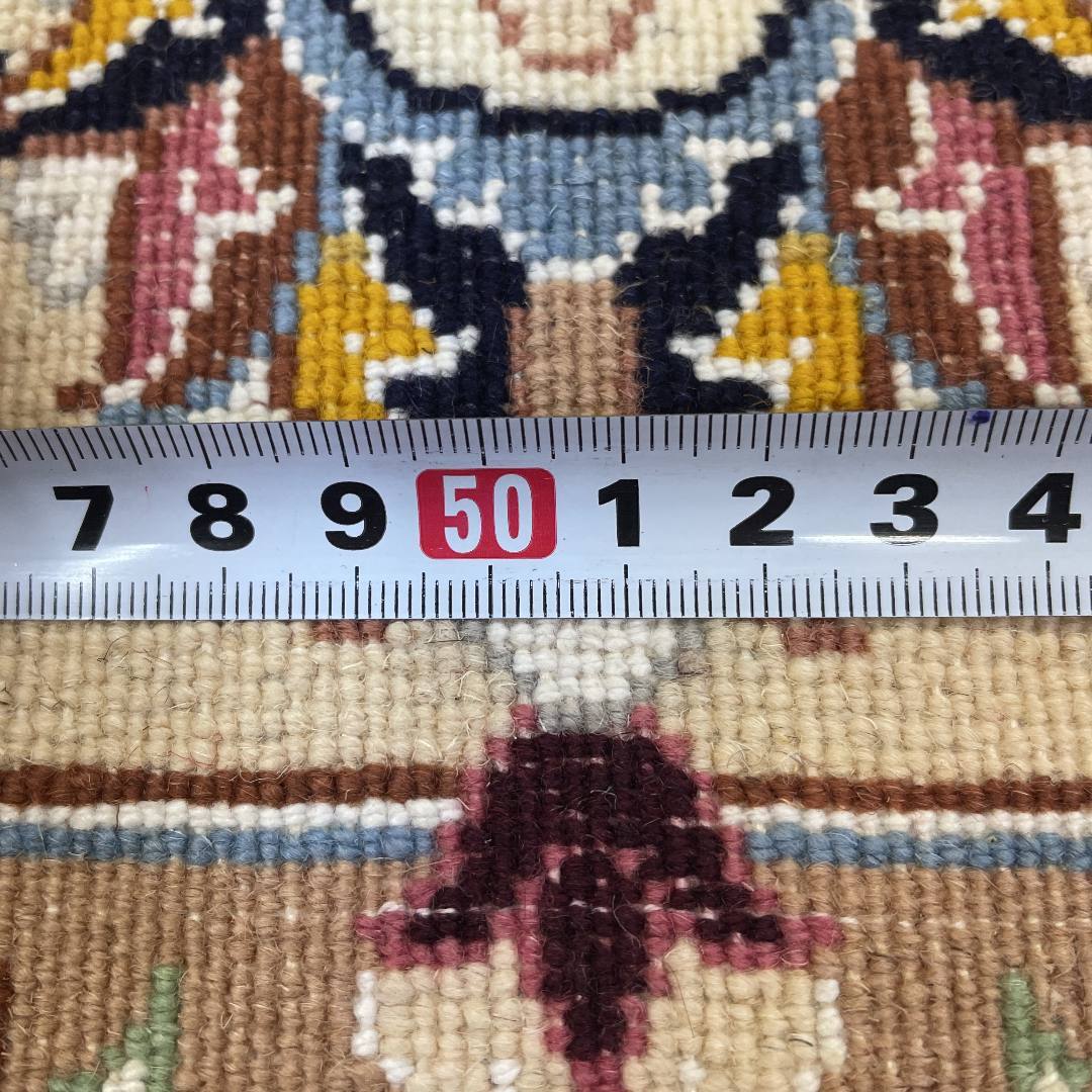 手織りペルシャ絨毯　新品　ナイン産　237cm × 147cm　ラグ、カーペット　リビングサイズ　Ni205/2267_画像10