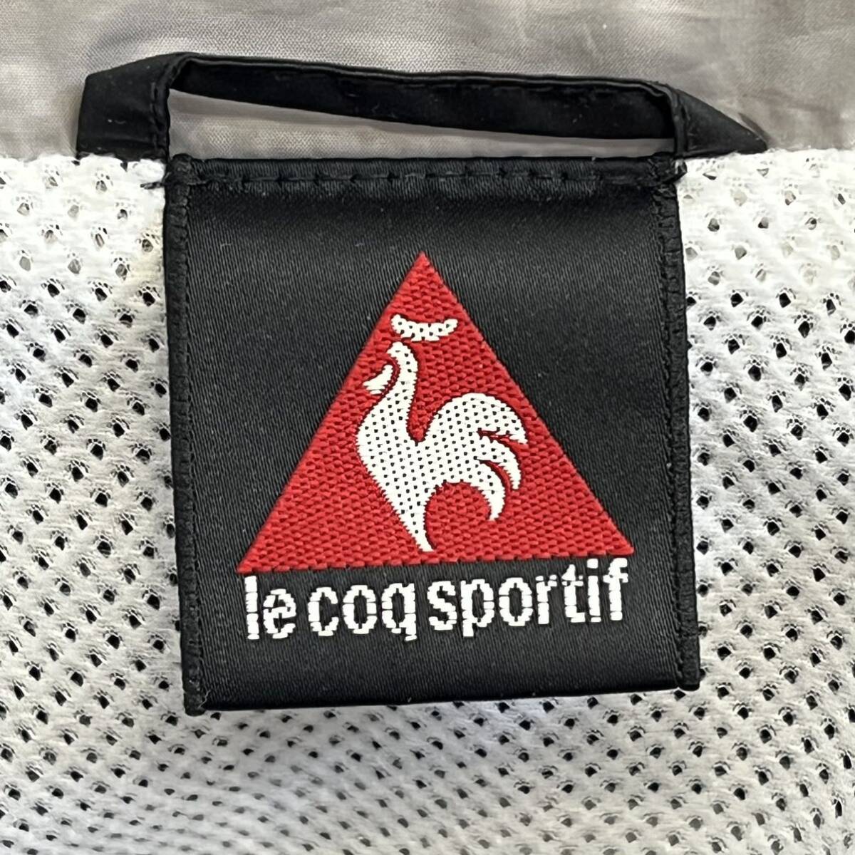 【le coqsportif】ルコックポルティフ ジャンパー ウィンドブレーカー ロゴ刺繍 スポーツウエア 黒 ブラック メンズ サイズO/Y5751ZZ_画像8