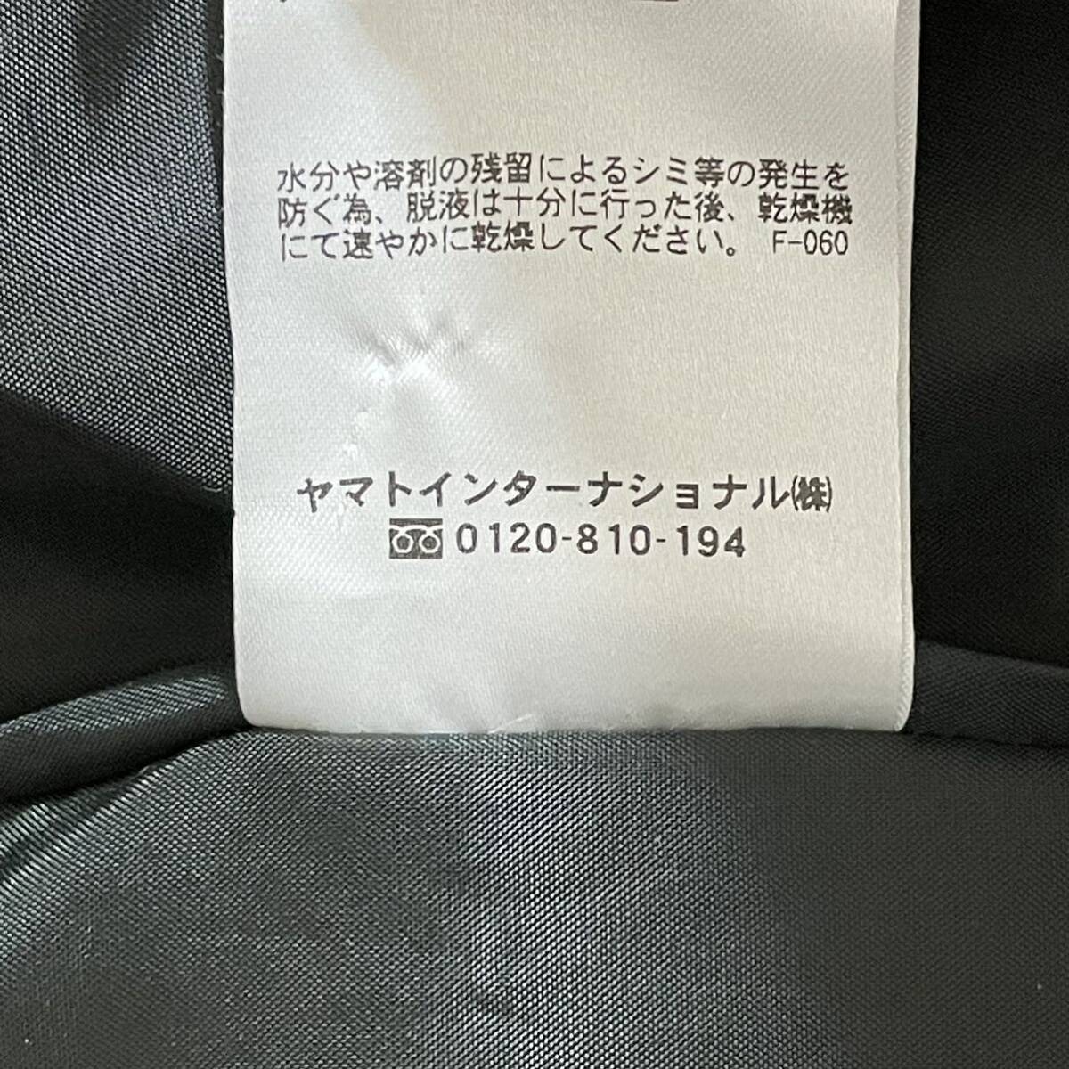 【crocodile】クロコダイル ダウンジャケット アウター ジップアップ フード あたたか トップス ブラック×グレー メンズ サイズM/Y6988AA_画像10