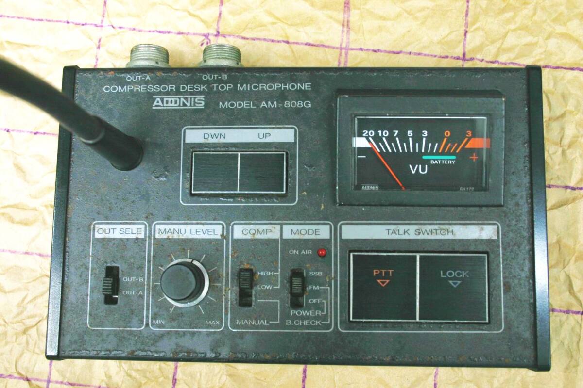 アドニス　コンプレッサーマイクロホン　AM-808G　　中古_画像7