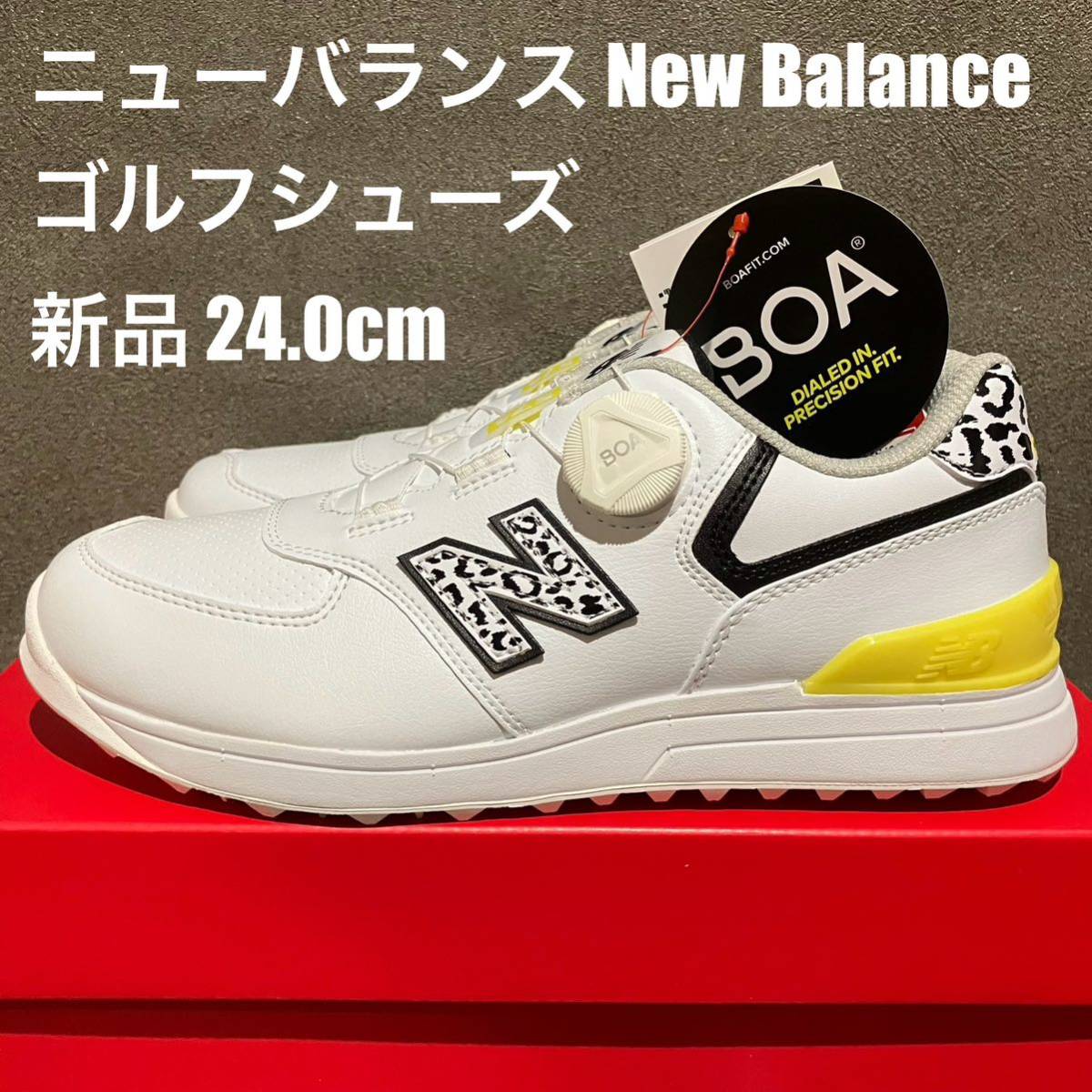 【新品】ニューバランス newbalance 24.0cmゴルフシューズ_画像1