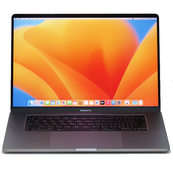 ノートパソコン 中古 SSD Apple MacBook Pro 2019 16インチ 第9世代 Core i9 2.4GHz 32GB 1TB JISキー_画像1