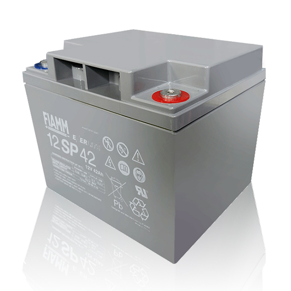 12SPX2 (12V/42AH) FIAMM 製 セニアカー,AGV,その他電動機器用　バッテリー
