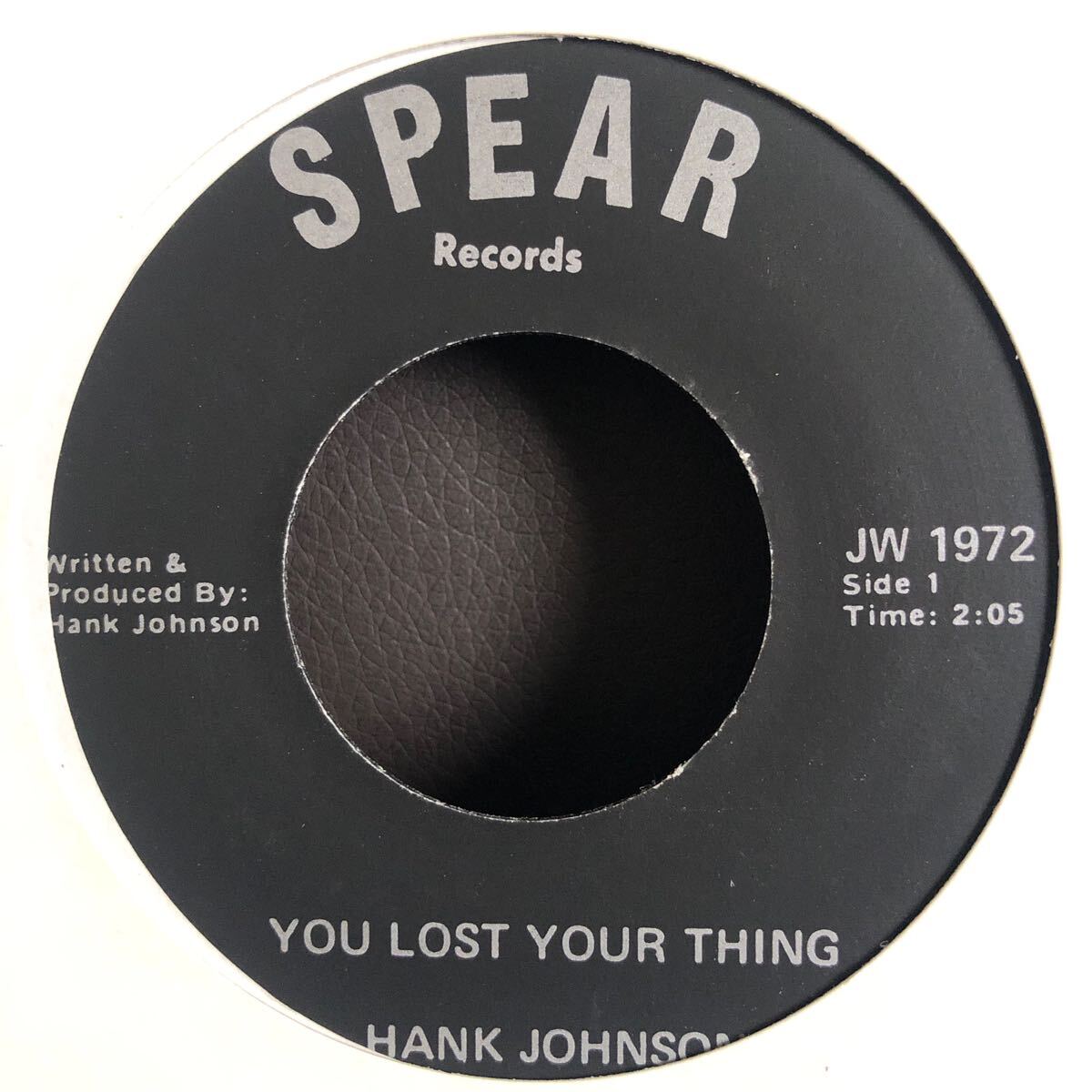 FUNK45 レアHANK JOHNSON/YOU LOST YOUR THING の画像1