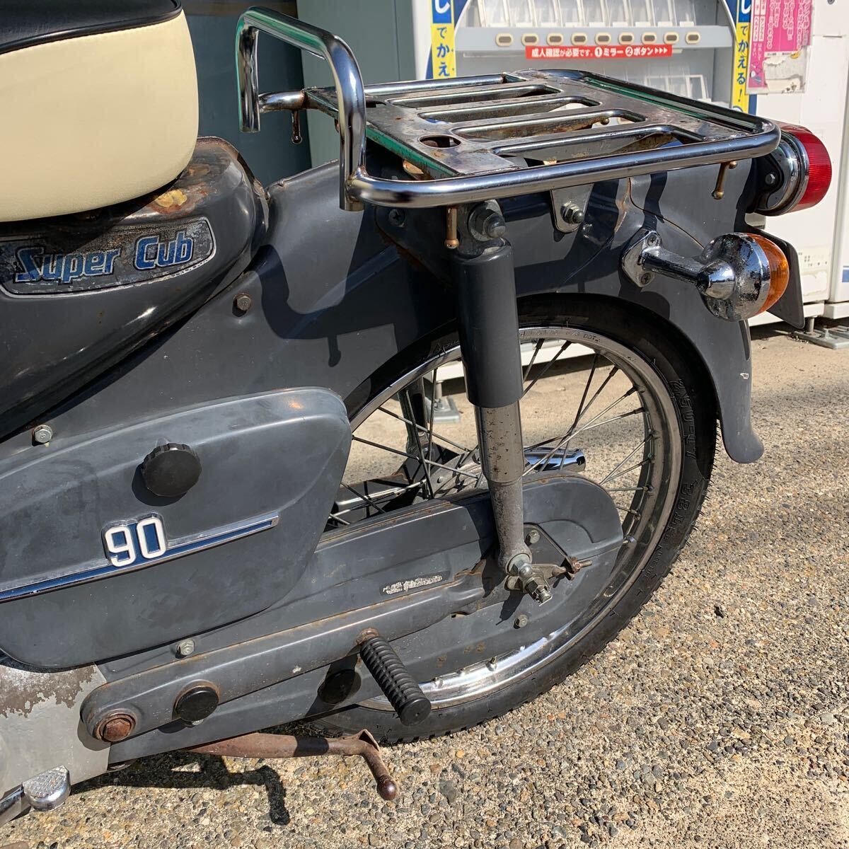 c90 行燈　行灯　スーパーカブ90 軽整備済み　1978年　　昭和　旧車　3速　6v_画像5