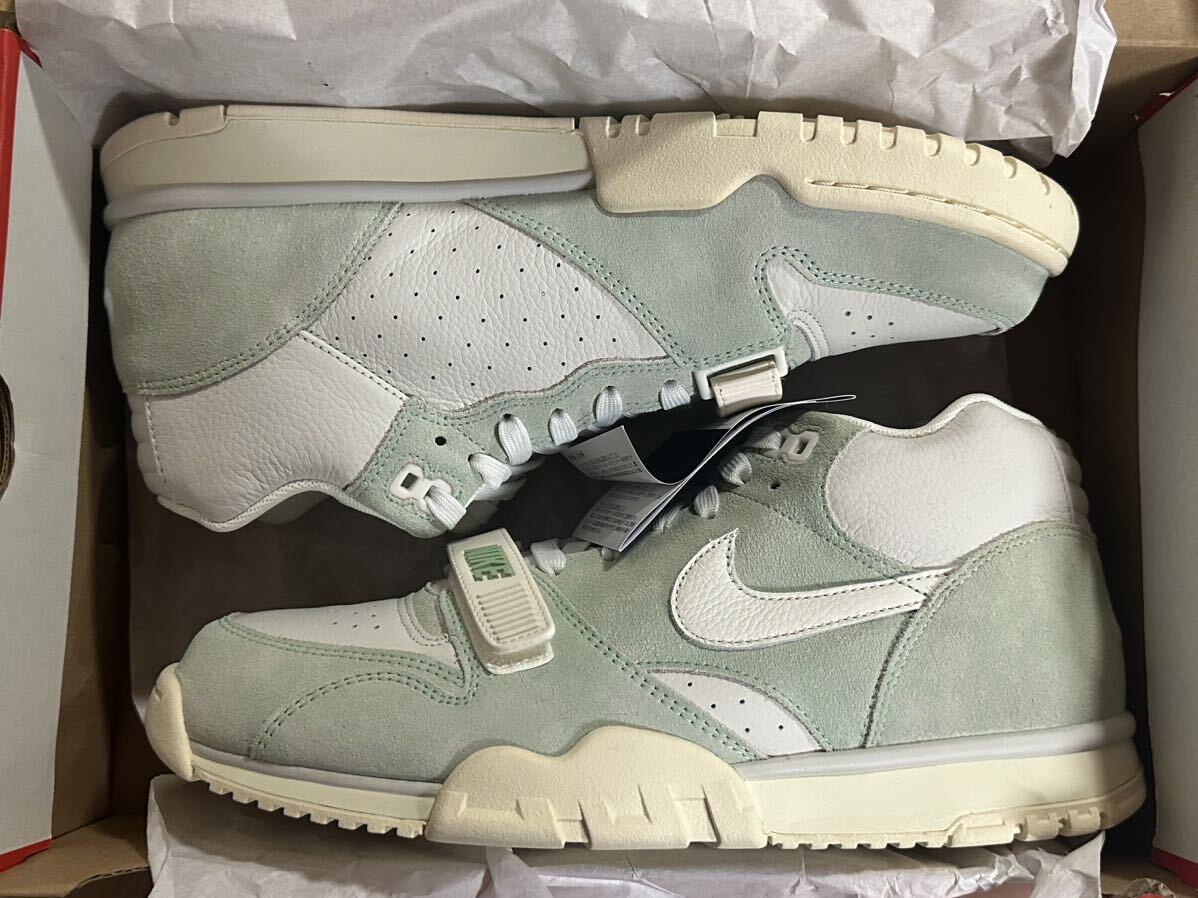 【未使用】28.5cm US10.5 Nike Air Trainer 1 Enamel Green SAIL-SUMMIT WHITE エナメルグリーン エアトレーナー グリーンの画像2