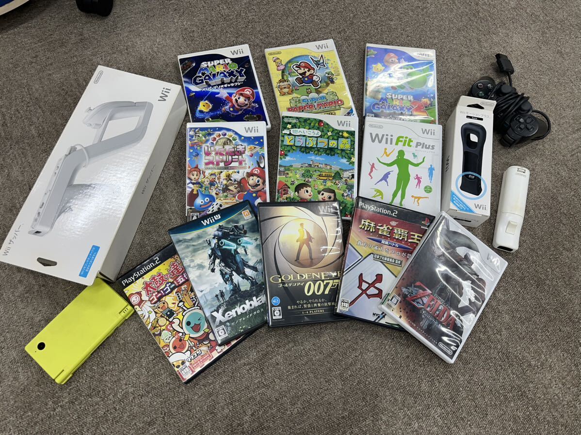 【中古】Wii ゼルダの伝説 ソフト 任天堂 マリオ　ゲーム どうぶつの森　太鼓の達人　コントローラー　ジャンク_画像1