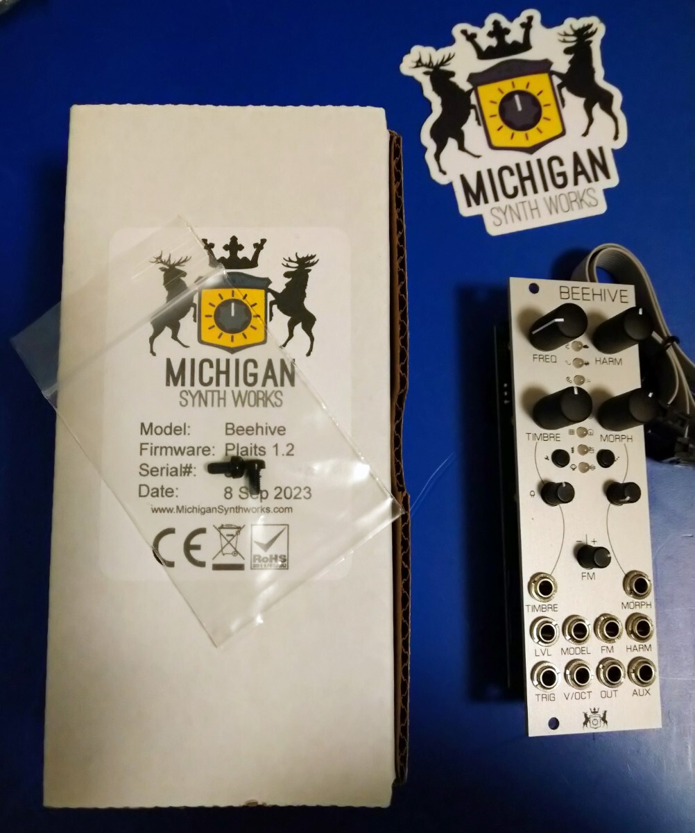 Michigan Synth Works Beehive Mutableのplaitsクローン モジュラーシンセ ユーロラック doepfer masf moog make noise の画像1