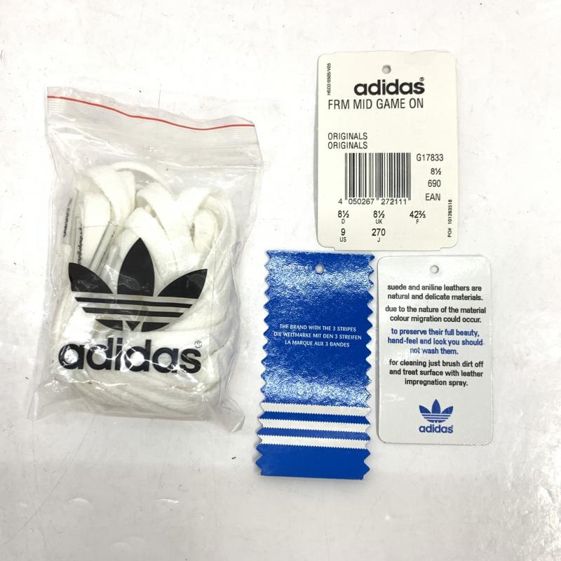 【中古】adidas FRM MID GAME ON 27㎝ G17833　アディダス[240092260128]_画像9