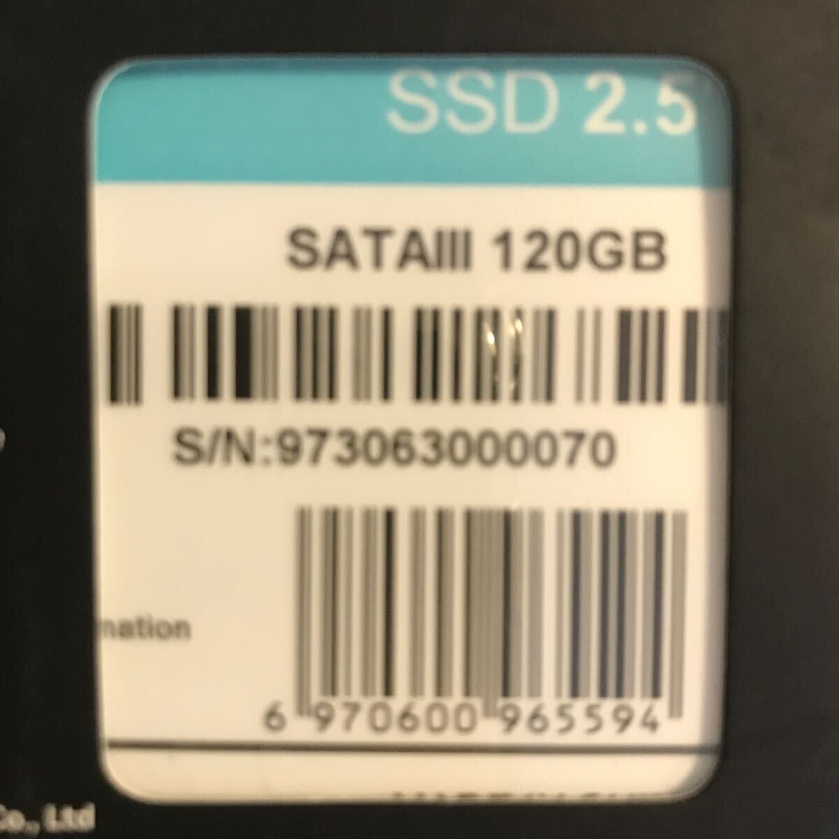 SSD 2.5インチ SATA III 120GB FIREBAT SSDドライブ 2.5inch SATA3 120ギガバイト 新品 未使用 未開封 デスクトップ ノートパソコン 7mm ④_画像3
