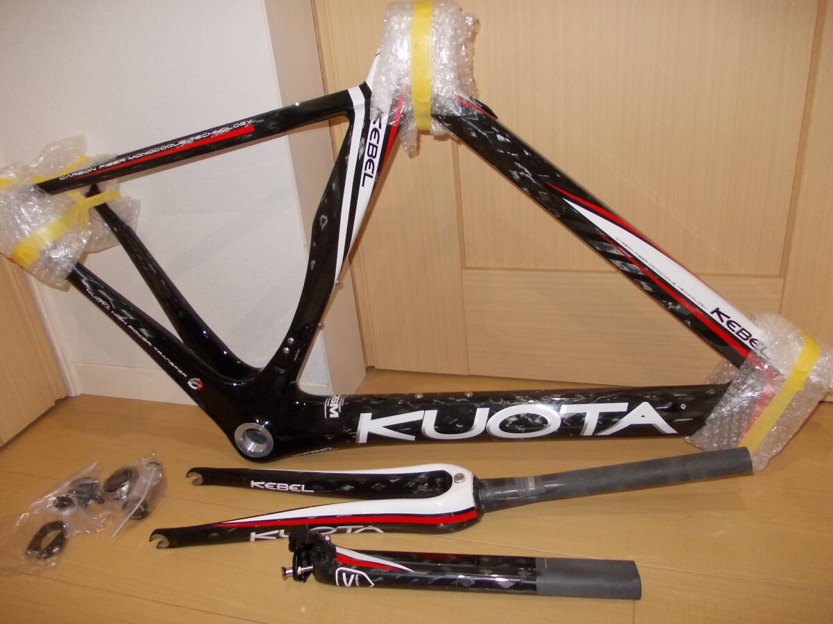 KUOTA KEBEL 2012 未使用品 トップチューブ550mm Di2ワイヤー共用の画像1