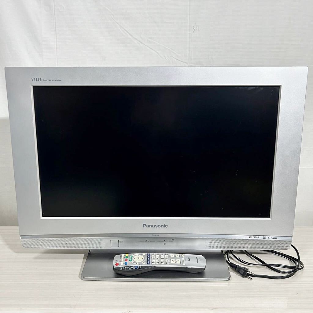 Y290/Panasonic/パナソニック/液晶テレビ/TH-26LX80-Sシルバー/VIERA/ビエラ/26V型/ハイビジョン/通電確認済み/B-CASカード付/リモコン付き_画像1