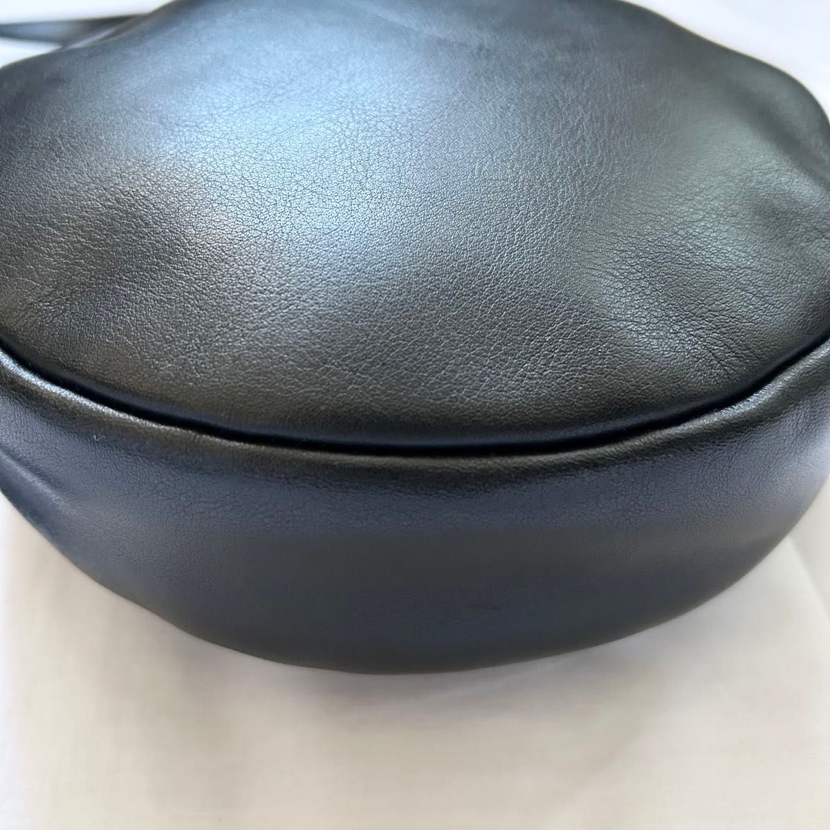 極美品 2way アニエスベー ショルダーバッグ ブラック 本革 極美品 2way アニエスベー ショルダーバッグ ブラック 本革